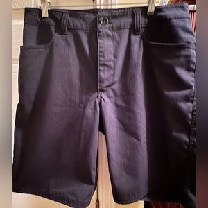 Under Armour Men's Black Flat Front Shorts